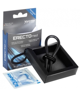 ERECTO MED RING BLACK Para combatir los problemas de disfunción eréctil