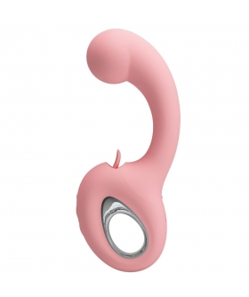 ERYNNYES Masajeador con vibración y lamido, silicona médica, usb recargable