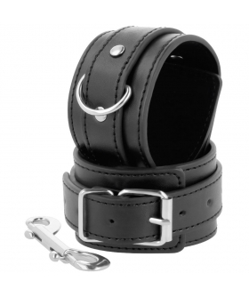 ESPOSAS AJUSTABLES Esposas de PVC leather ajustables para juegos BDSM seguros