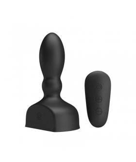 HARRIET PLUG Plug anal hinchable con 12 vibraciones, control remoto y USB