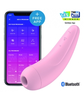 SATISFYER CURVY 2+ Succionador y vibrador manejado desde el teléfono móvil