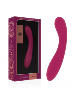 KRIYA Descrição: vibrador de silicone médico ergonômico, recarregável