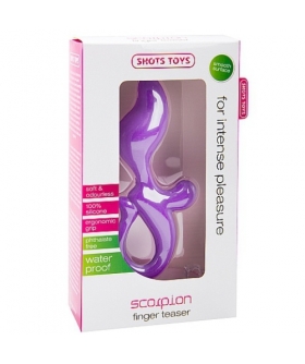 SCORPION ROXO Stimolatore versatile, in morbido silicone, ideale per tante zone del corpo