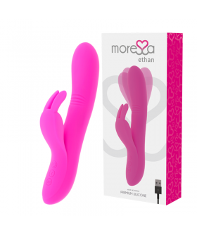 VIBRADOR ETHAN Vibrador duplo de silicone com várias funções