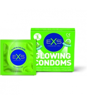 EXS GLOW Preservativos fluorescentes