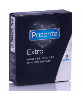 EXTRA PRESERVATIVO Préservatif épais, avec lubrifiant, extra sécurisé.