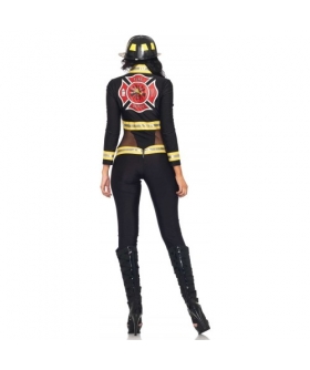 FANTASIA DE BOMBEIRA RED BLAZE Costume coquin de pompière, idéal pour enflammer vos soirées