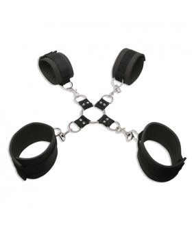 FETISH FANTASY EXTREME HOGTIE Kit de controlo total para casais, fácil e seguro de utilizar