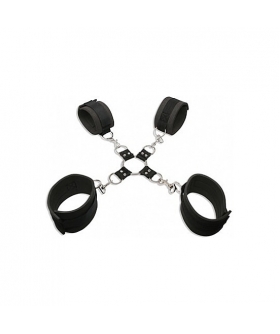 FETISH FANTASY EXTREME HOGTIE Kit de controlo total para casais, fácil e seguro de utilizar
