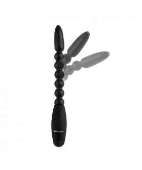 FLEXA-PLEASER POWER BEADS Juguete anal de silicona con vibración, flexible y unisex
