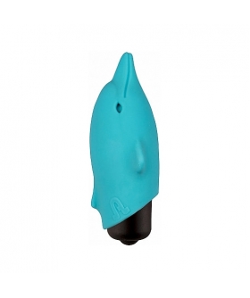 FLIPPY POCKET Balle vibrante en silicone dolphin 7,5 c 2,5 cm