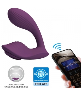 FRANZ Masajeador con 10 vibraciones, control por app y silicona premium