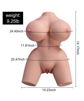 FRIEDA TORSO Busto realistico femminile con vibrazione