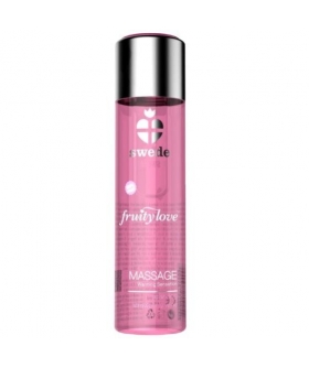 FRUITY LOVE  SENSUAL Olio da massaggio afrodisiaco con aroma di fragole e champagne.