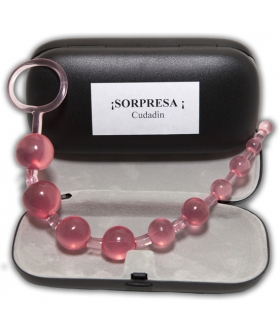 FUNDA CON LETRAS Caixa de óculos com surpresa: bolas anais para oferta