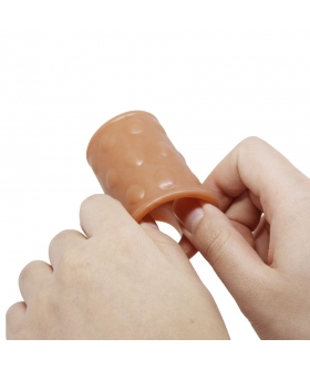 PENIS SLEEVE Manchon pour pénis avec plug anal naturel