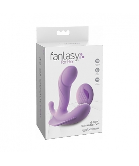 G-SPOT STIMULATE Estimulador con vibración, calentamiento y control remoto