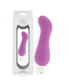 G-SPOT Vibromasseur en silicone avec plusieurs vitesses