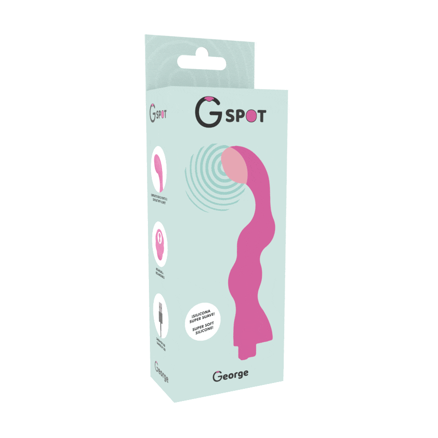 GEORGE RUMBLING Vibrador recarregável criado especialmente para acariciar o ponto G