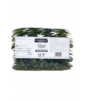 GLOW 144 UD Preservativi semitrasparenti con un'entusiasmante luminosità verde fluorescente
