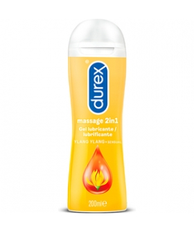 DUREX PLAY GEL DE MASAJE Lubricante íntimo con aromas, función 2 en 1 masaje y sexo