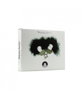 HANDCUFFS HAIR Manette erotiche con piume; design morbido e sicuro