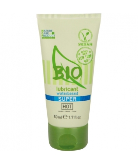 HOT BIO Lubricante vegano de agua, combate sequedad, apto juguetes