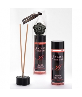 HOT OIL FRESH STICKS Huile de massage effet extra frais