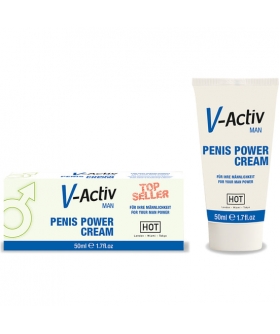 HOT V-ACTIV  BOOST Creme para melhorar a ereção hot v-activ man