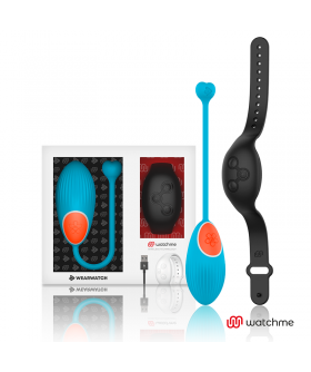 WATCHME EGG BLUE Estimulador íntimo con control remoto inalámbrico