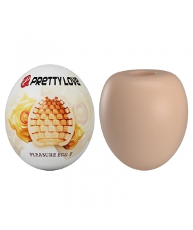 PLEASURE EGG II Huevo masturbador muy flexible y texturizado para mas placer