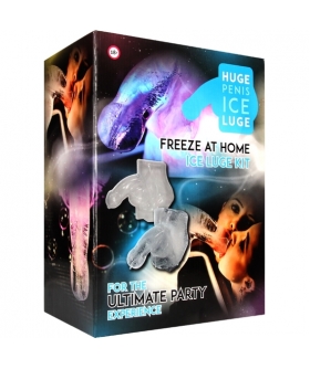 ICE LUGE Stampo divertente e giocoso per creare cubetti di ghiaccio a forma di pene.