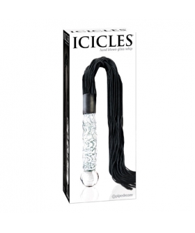 ICICLES Nº38 Masajeador artesanal de vidrio soplado, elegante y versátil