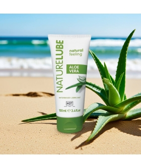 HOT NATURE- LUBRICANTE NATURAL Lubricante base acuosa con aloe, hidratante y sin aroma