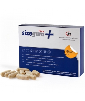 SIZEGAIN PLUS PASTILLAS Capsule naturali per aumentare virilità e potenza sessuale.