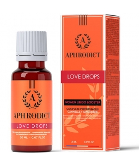 APHRODICT LOVE DROPS Melhora a libido e aumenta a estimulação sexual.