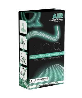 UNIQ AIR Préservatifs féminins uniq air : une protection sexuelle innovante.