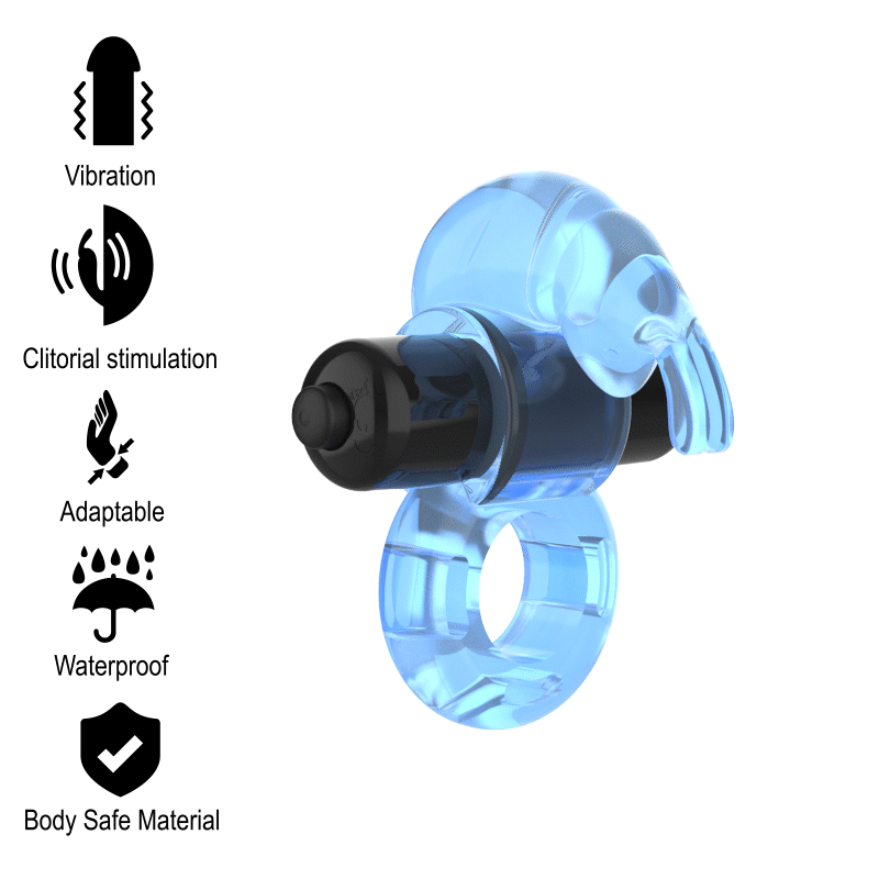 ANILLO VIBRADOR TRANSPARENTE Es un anillo vibrador para intensificar placer