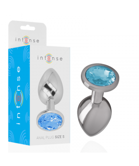 INTENSE SHINE Plug anal con joya, metal seguro, lujoso, fácil de limpiar