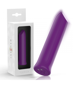 INTENSE THRILL Dispositivo erótico vibrador, morado y sumergible