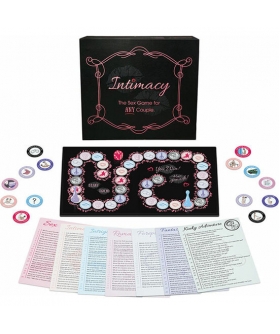 INTIMACY JUEGO MESA Jogo de tabuleiro para casais, neutro, 7 categorias íntimas.