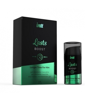 INTT LAST BOOST Lubricante natural prolonga erección y retrasa eyaculación