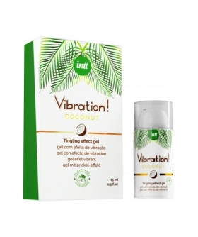 GEL COCONUT INTT Vibration gel vibrateur liquide végan puissant stimulant