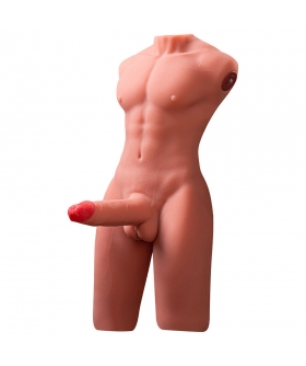 JASON TORSO Torso masculino réaliste avec poussée automatique et vibration