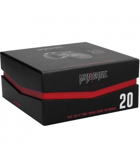 JAULA MODEL 20 CHASTITY Cintura di castità in silicone e policarbonato per avventure BDSM