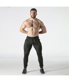 TRACKZIP ONE Joggers erotici color kaki con rete traspirante e dettagli unici a strisce