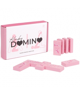 KINKY DOMINO Gioco di domino sessuale con 28 tessere illustrate per coppie