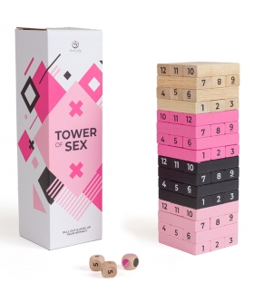 TOWER OF SEX Jenga érotique, avec des défis sexuels à relever.