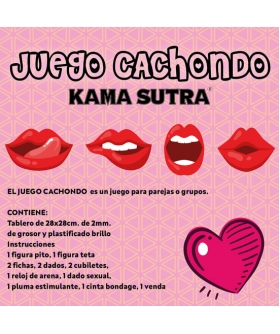 JUEGO CACHONDO KAMA SUTRA Jogo erótico tipo ganso com desafios atrevidos e acessórios