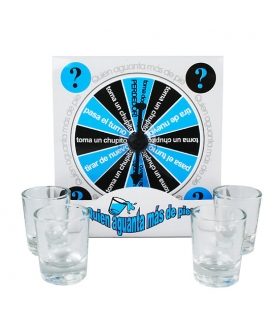 QUIEN AGUANTA MAS DE PIE Jogo de shots com tabuleiro para animar festas
